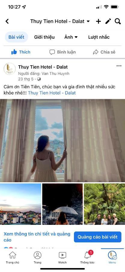 Hotel Khach San Thuy Tien Dalat Exteriér fotografie